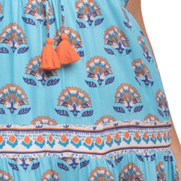 CELINA MOON Plus Border Print Maxi Dress - Picture 2 of 3